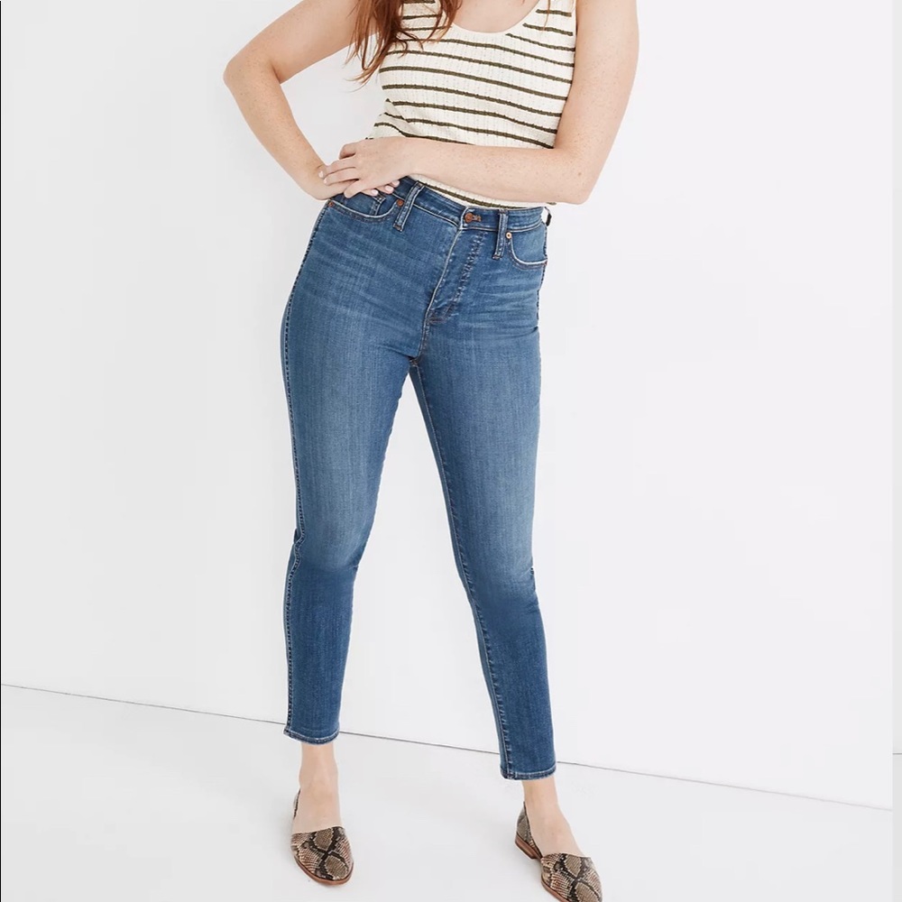 Madewell Curvy Stovepipe Jeans in size 31 Tall